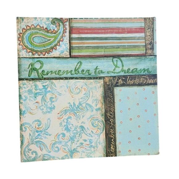 Set of 3 Canvas Inspirational Wall Hangings - 10" x 10" x 1" - Picture 4 of 6